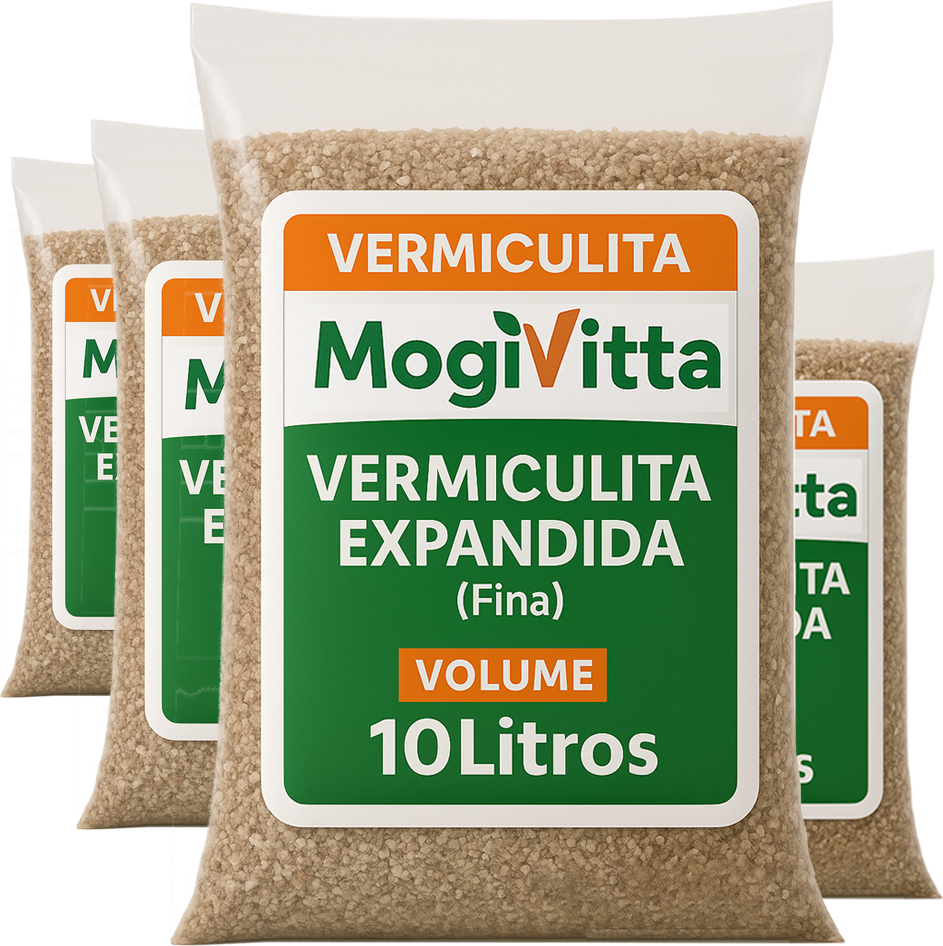 Vermiculita Expandida Fina Substrato Orgânico para Plantio