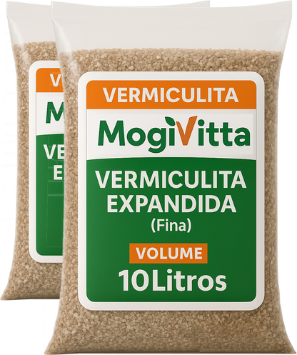 Vermiculita Expandida Fina Substrato Orgânico para Plantio
